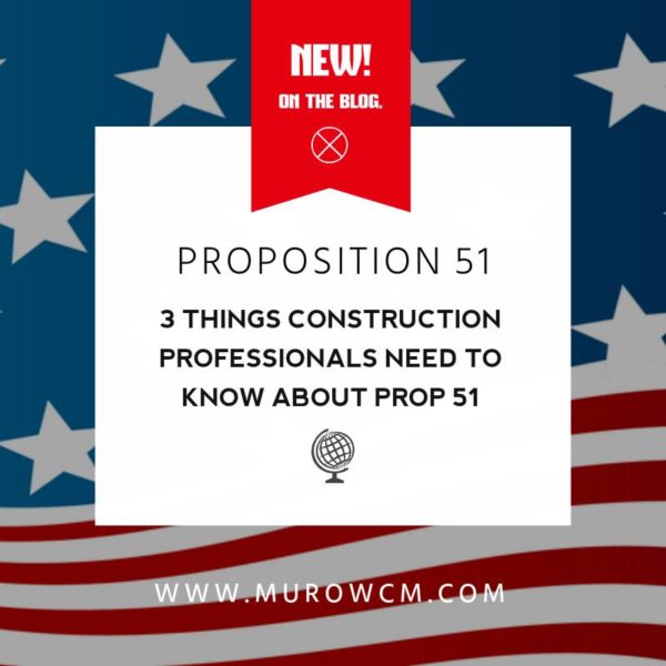 Prop 51 and Construction Professionals